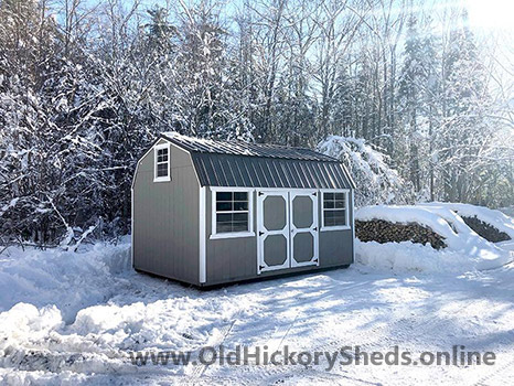 Hickory Sheds Side Lofted Barn