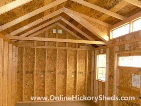 Utility Shed with Dormer Inside