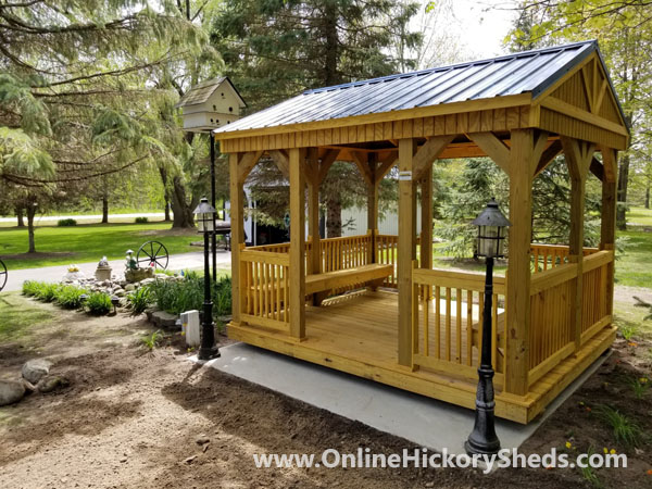Hickory Sheds Cabana in Your Yard!