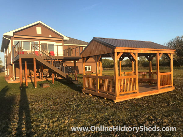 Hickory Sheds Cabana is the perfect backyard companion