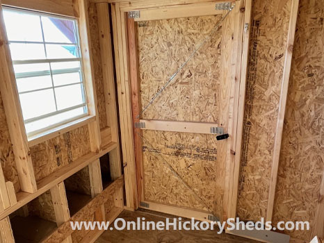 Hickory Sheds Chicken Coop door