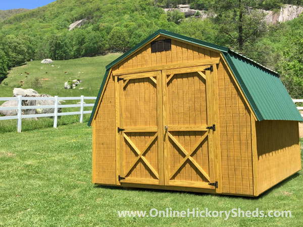 Hickory Sheds Little Barn in your horse pasture for storage