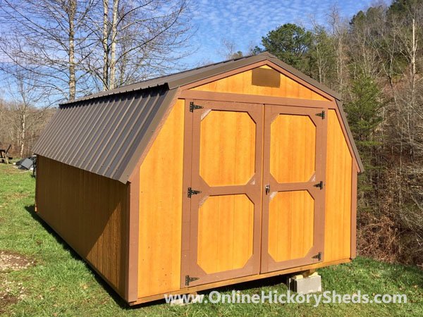 Hickory Sheds Little Barn is the perfect little storage on your property