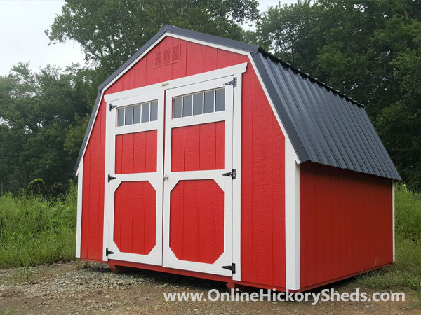 Hickory Sheds Little Barn adds a touch of elegance and plenty of storage