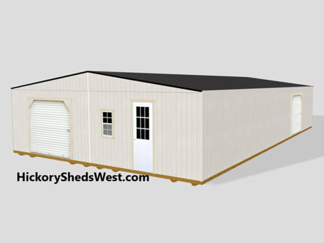 hickory-sheds-DW-utility-shed-small-13 Double Wide Utility 7