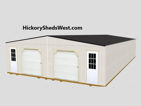 hickory-sheds-DW-utility-shed-small-16 Double Wide Utility 4