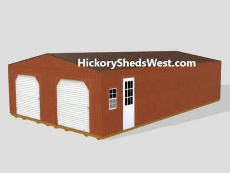 hickory-sheds-DW-utility-shed-small-19 Double Wide Utility 2